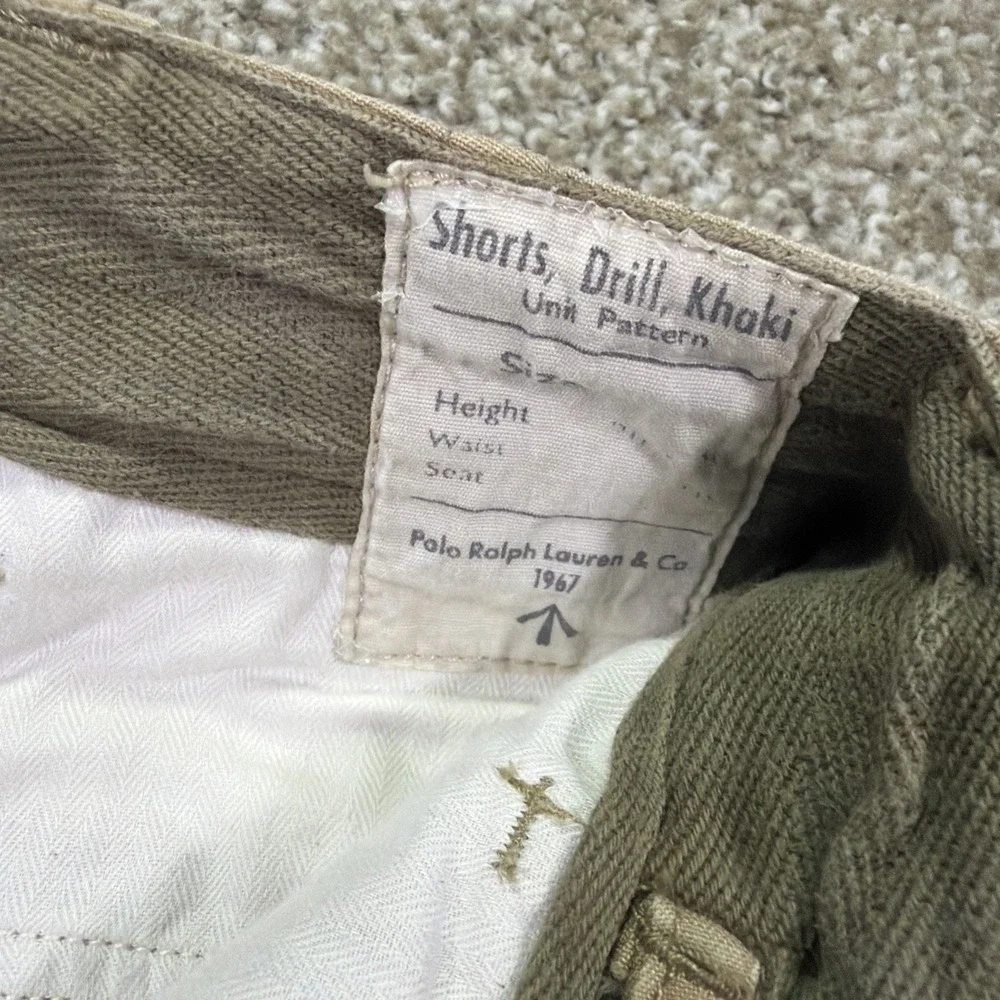 Polo Ralph Lauren Military Cargo Shorts Drill Utility Size 32 Waist /10'